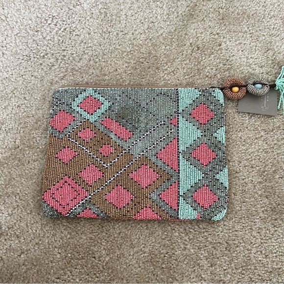 Anthropologie Beaded Pouch NWT - Picture 3 of 3